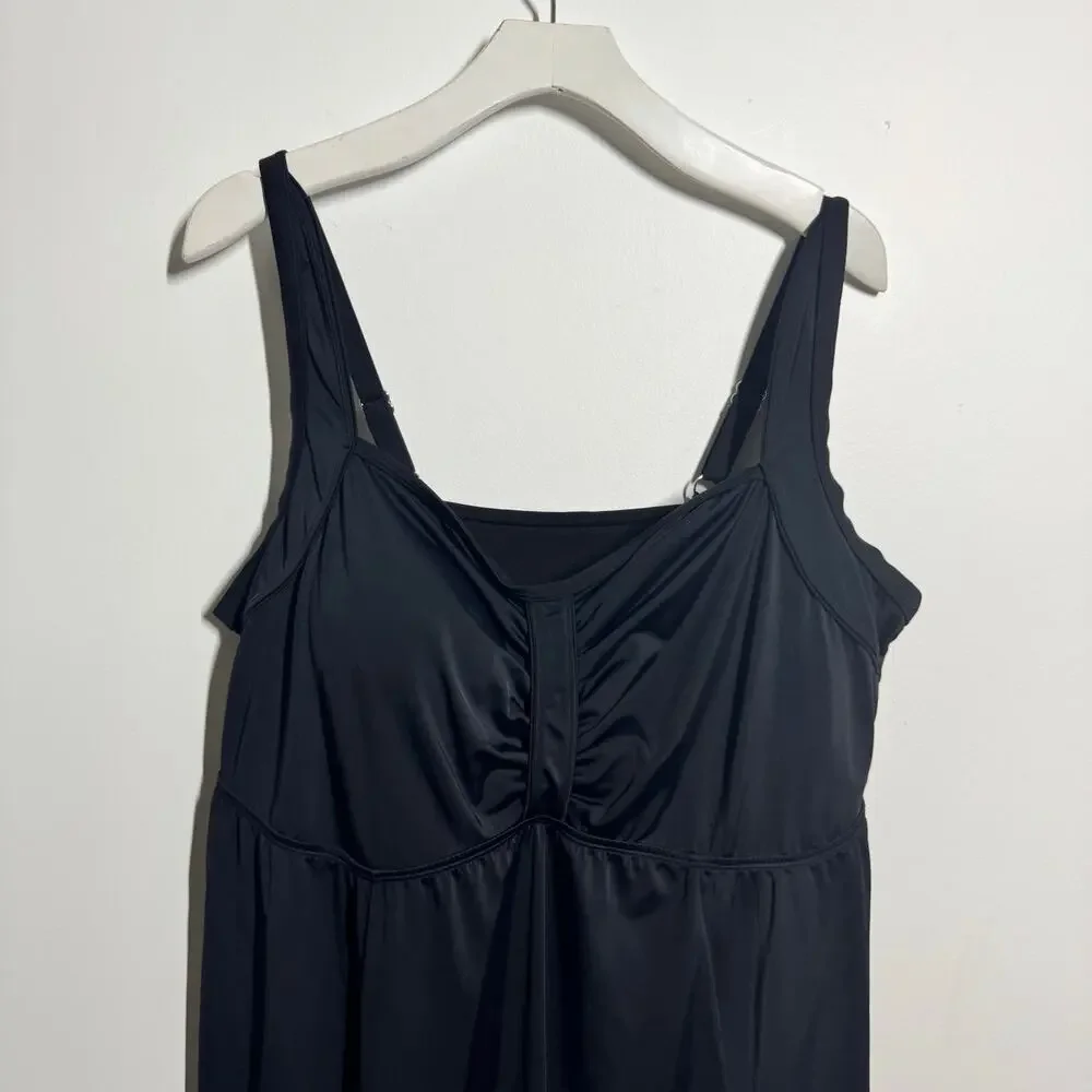 Swim Suits for All One Piece Swim‎ Dress Bathing Suit Women 24 Black Beach Vacay